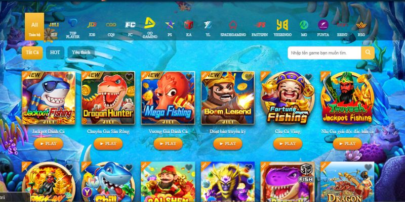 Các  hot game Bắn cá tại 23Win